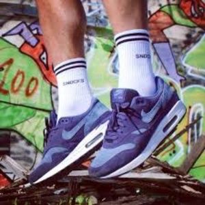 Nike Air Max 1 Premium Obsidian Navy Blue Sneakers